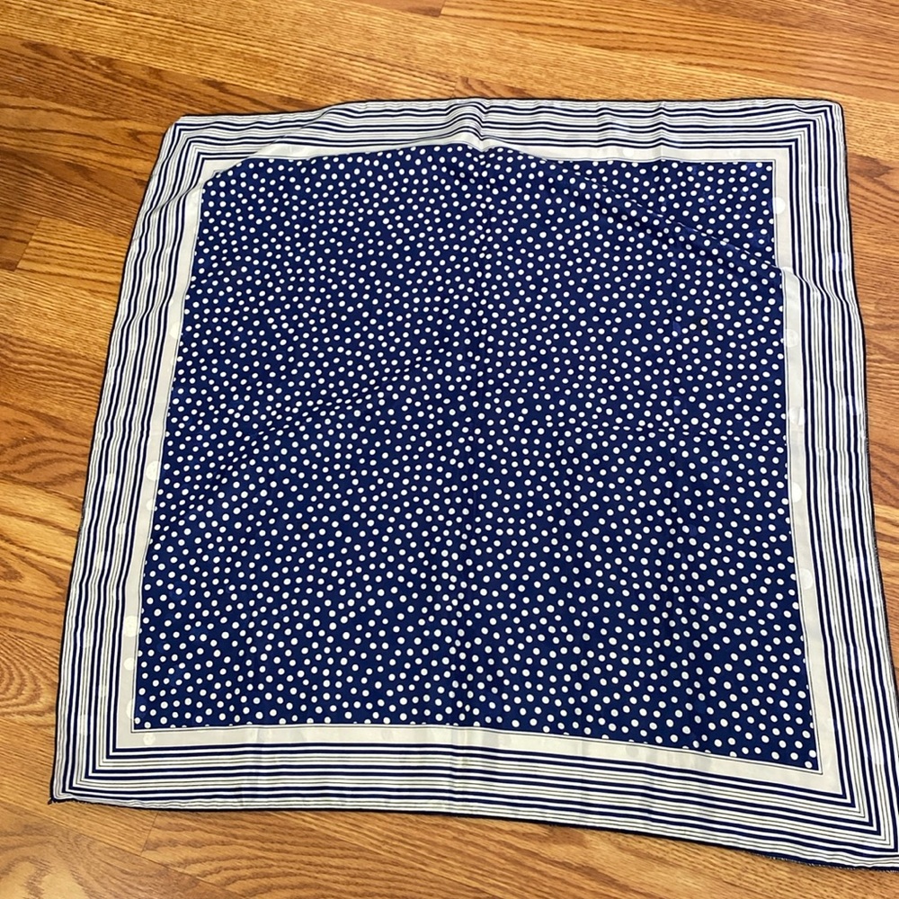 Polka Dot and Striped Scarf